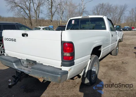 1999 Dodge Ram 2500 St from USA, damaged, VIN 3B7KC26Z1XM574728